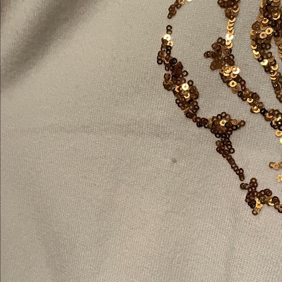 Sparkle sequin LSU Tiger Graphic Shirt - White, Purple, and Gold - Picture 2 of 5